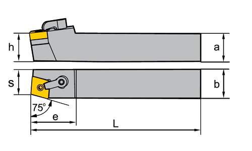 Резец токарный MCBNR/L